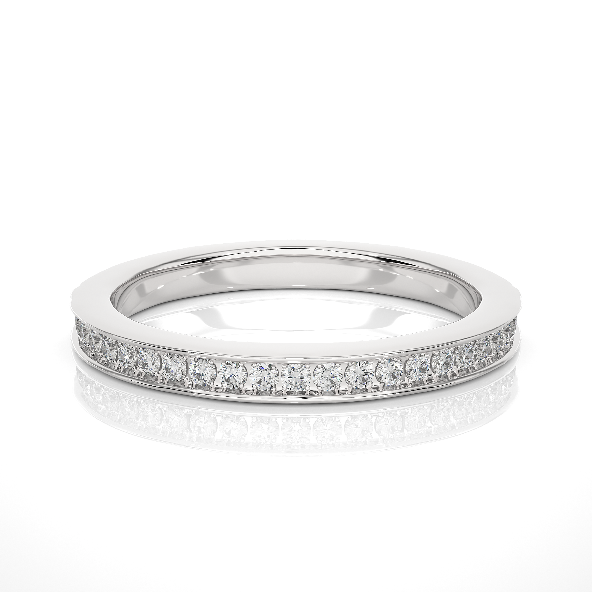 0.19 Carat H Color VS1 Clarity Diamond Studded Natural Diamond Ring.